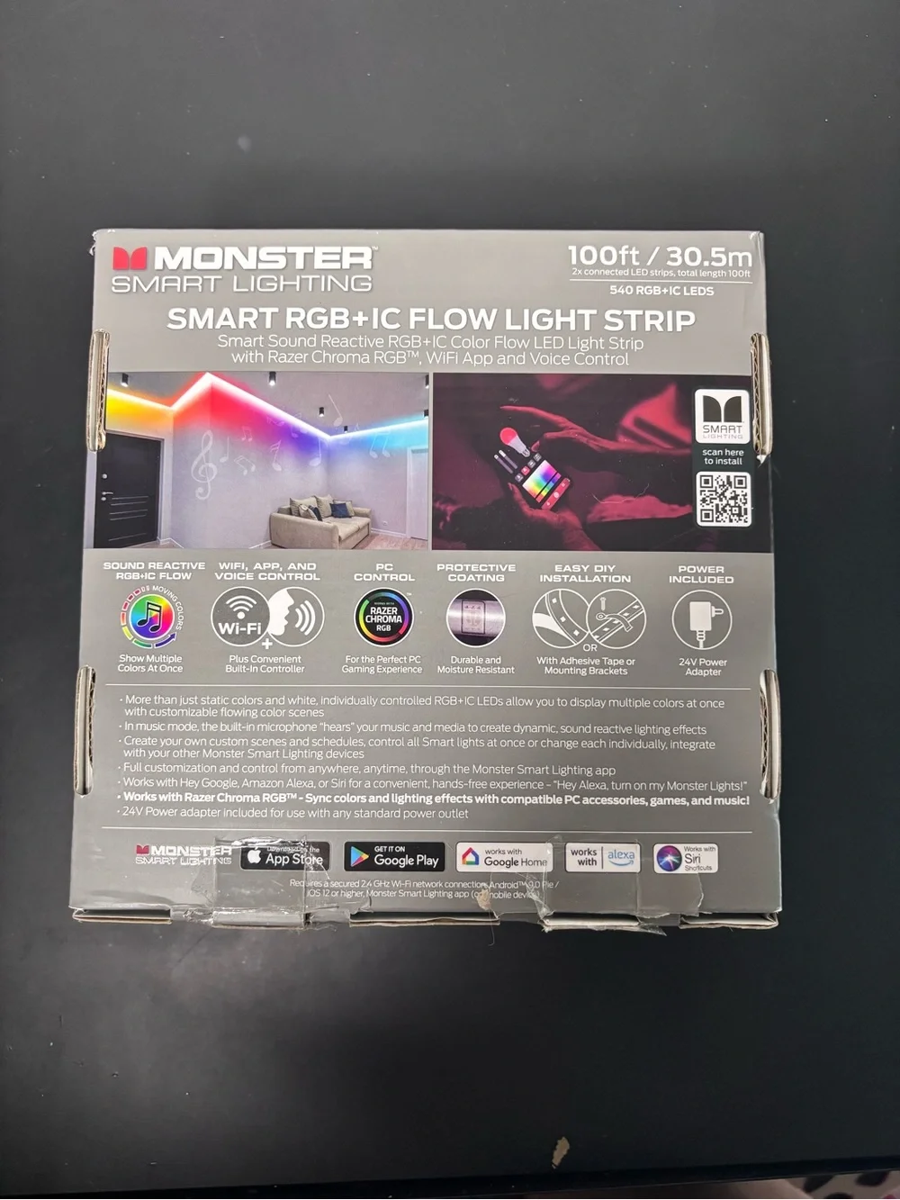 Smart RGB+IC Flow Light Strip - Multicolor